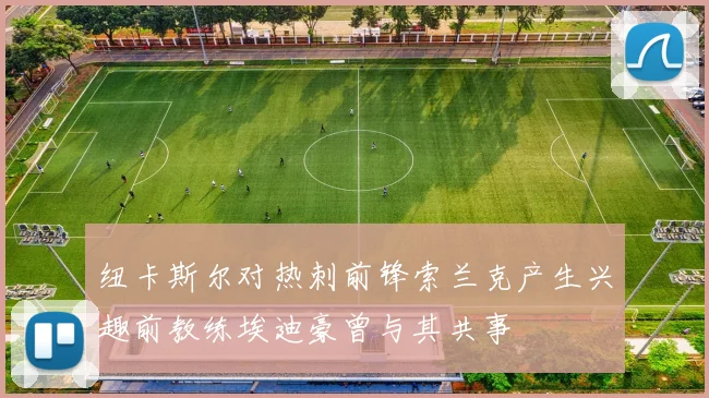 纽卡斯尔对热刺前锋索兰克产生兴趣前教练埃迪豪曾与其共事